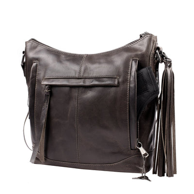 Concealed Carry Blake Scooped Leather Crossbody -  Lady Conceal -  Concealed Carry Purse -  black crossbody purse designer -  black owned purse designers -  crossbody bag for concealed gun carry -  concealed carry gun bags -  concealed carry crossbody bag -  concealed carry purse crossbody -  Gift for gun owners -  Women Gun Bag -  most popular crossbody bag -  crossbody handgun bag -  crossbody bags for everyday use