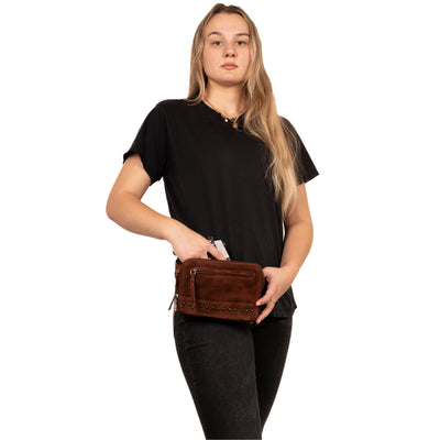 Concealed Carry Kailey Leather Purse Pack by Lady Conceal