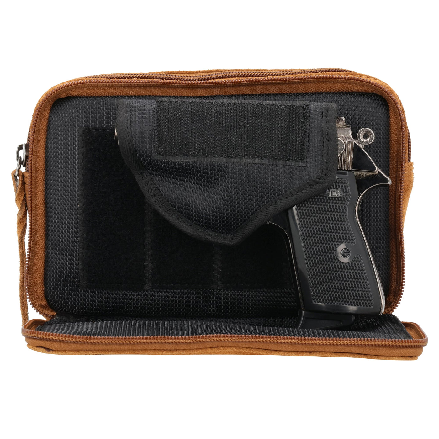 Concealed Carry Kailey Leather Purse Pack - Lady Conceal - Concealed Carry Purse - most popular crossbody bag - crossbody handgun bag - crossbody bags for everyday use - Lady Conceal - Unique Hide Purse - Locking YKK Purse - Fanny Pack for Gun and Pistol - Easy CCW - Fast Draw Bag - Secure Gun Bag