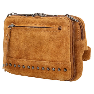 Concealed Carry Kailey Leather Purse Pack - Lady Conceal - Concealed Carry Purse - most popular crossbody bag - crossbody handgun bag - crossbody bags for everyday use - Lady Conceal - Unique Hide Purse - Locking YKK Purse - Fanny Pack for Gun and Pistol - Easy CCW - Fast Draw Bag - Secure Gun Bag