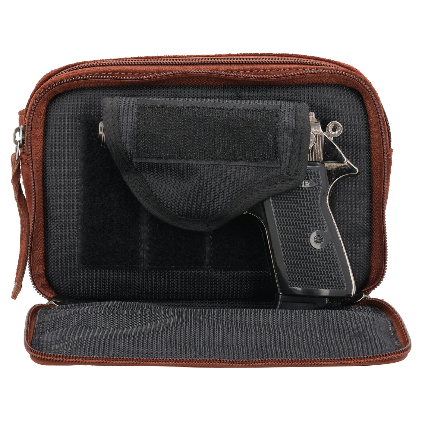 Concealed Carry Kailey Leather Purse Pack - Lady Conceal - Concealed Carry Purse - most popular crossbody bag - crossbody handgun bag - crossbody bags for everyday use - Lady Conceal - Unique Hide Purse - Locking YKK Purse - Fanny Pack for Gun and Pistol - Easy CCW - Fast Draw Bag - Secure Gun Bag