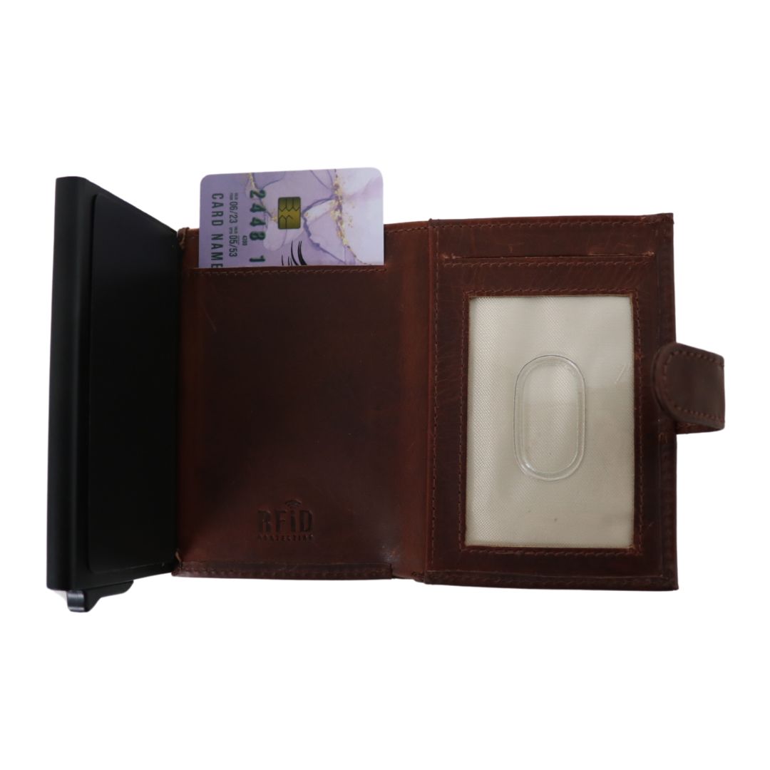 Nova RFID Compact Leather Wallet  by Lady Conceal