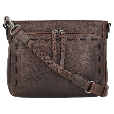 Concealed Carry Zoe Leather Crossbody by Lady Conceal