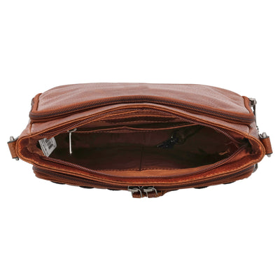 Concealed Carry Zoe Leather Crossbody by Lady Conceal