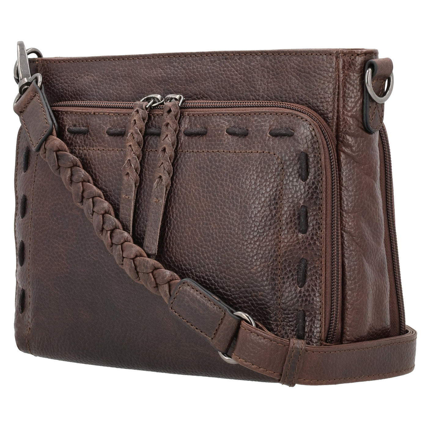 Concealed Carry Zoe Leather Crossbody by Lady Conceal