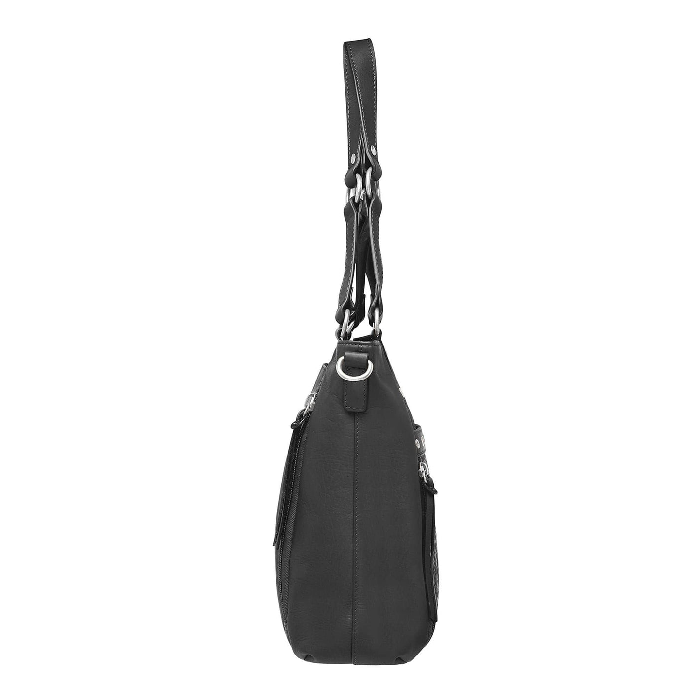 Concealed Carry Bohemian Shoulder Bag - Brown & Black by GTM Original ...
